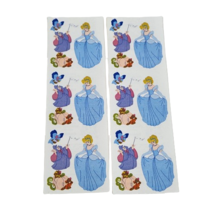 Vintage Sandylion Disney Cinderella Fairy Godmother Gus Bird 2 Sticker Sheets - £10.51 GBP