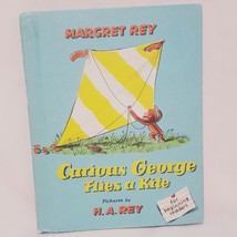 Curious George Flies a Kite  Weekly Reader Children Club 1958 Margret Rey  - £12.24 GBP