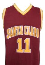 Steve Nash #11 College Basketball Jersey Sewn Maroon Any Size image 4