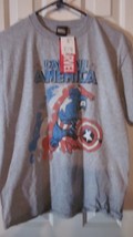 NWT - MARVEL&#39;S CAPTAIN AMERICA IMAGE Size Youth L Short Sleeve Tee - £7.97 GBP
