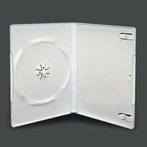 5 Standard 14Mm Single Cd Dvd White Storage Case Box - £14.11 GBP