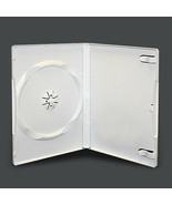 5 Standard 14Mm Single Cd Dvd White Storage Case Box - £14.14 GBP