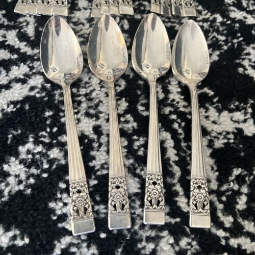 4! Oneida Community 1936 CORONATION Teaspoons; 4 Sets Of 4 Available - $14.36