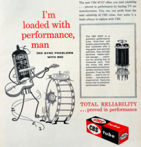 1960 CBS Tubes Model 6CG7 Advertisement Vintage TV Radio Electronics DWU16D - $19.99