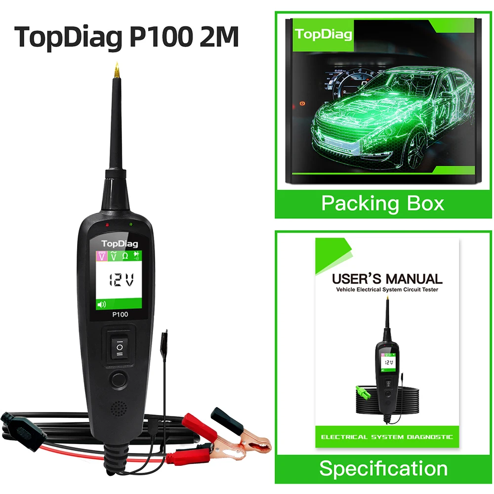 12/24V Multifunctional Car Circuit Tester Power Circuit Probe Kit Car Battery Vo - £111.09 GBP