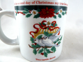Tienshaw Vintage Mug 12 Days of Christmas 2 Turtle Doves 2nd day of christmas - £8.52 GBP
