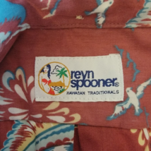 Reyna Spooner Hawaiian Fishing Shirt XXL Red - £27.21 GBP
