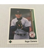 1989 Upper Deck Boston Red Sox Roger Clemens Trading Card #195 - €3,40 EUR