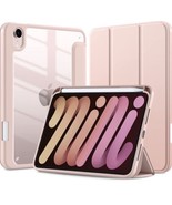 Apple iPad Mini 2021 6th Generation 8.3&#39;&#39; Hard Case Clear Back Shell Sta... - £10.83 GBP
