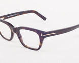 Tom Ford 5536-B Dark Havana 052 / Blue Block Eyeglasses TF5536 B 052 51mm - $217.55
