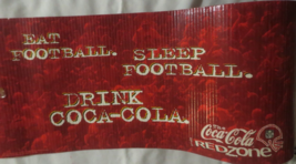 Coca-Cola Eat, Sleep ,Football Drink Coca Cola Red Zone  Shelf Wrap (24ft) - £6.74 GBP