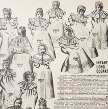 1900 Infants Long Cloaks Gowns Advertisement Victorian Sears Roebuck 5.25 x 7&quot; - £14.78 GBP