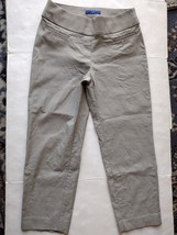 Apt. 9 Women&#39;s Gray Tummy Control Waistband Pants Mid Rise Size 6 EUC - $11.88