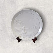 Joniece Frank Frankoma Pottery 1976 Christmas Plate &quot;The Gift Of Love&quot; - £6.84 GBP