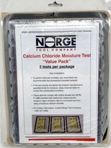 SHIP24HRS-Calcium Chloride Moisture Test &quot;Value Pack Of 3 Tests”By Norge... - $14.73