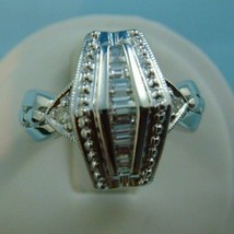 2.50CT Simulé Diamant Vintage Mariage Bague Grappe or Blanc Plaqué Argent - £227.94 GBP