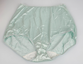 Vintage LORRAINE Blue Gusset Silky Nylon Granny Sissy Panty Panties L XL... - £38.93 GBP