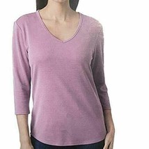 Seg&#39;Ments Women&#39;s 3/4 Sleeve V-Neck Shirt (Cashmere Rose, XX-Large) - $19.99