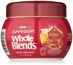 Garnier Whole Blends Color Care Mask - w/ Argan Oil &amp; Cranberry - 10.1 O... - £10.97 GBP