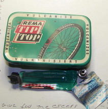 small metal box advertising {bicycle/ tire repair kit} - £5.57 GBP
