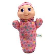 Vintage 1997 Playskool Glowworm Pink Star Pajamas Plush Doll With Light-... - $29.58