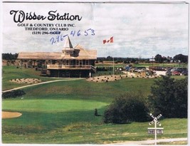 Golf Scorecard Widder Station Golf &amp; Country Club Thedford Ontario - $3.95