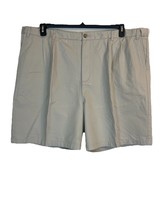 Men&#39;s Beige Covington Pleated Dress Short. Size 50. 100% Cotton. Expanda... - $33.87 CAD