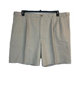 Men&#39;s Beige Covington Pleated Dress Short. Size 50. 100% Cotton. Expanda... - $33.73 CAD