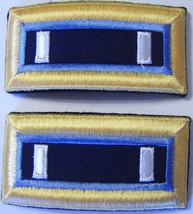 ARMY SHOULDER BOARDS STRAPS INSPECTOR GENERAL CORPS FIRST LIEUTENANT PAI... - $20.00