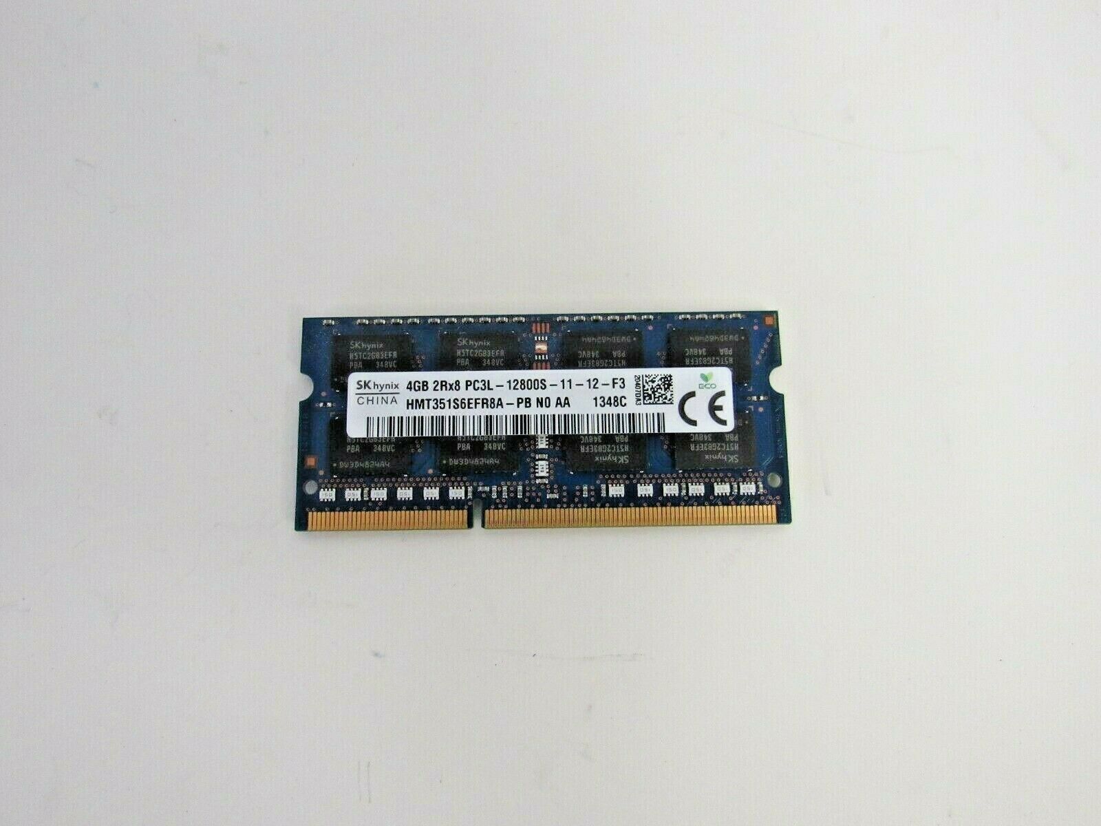 Hynix HMT351S6EFR8A-PB 4GB 2Rx8 PC3L-128000S Unbuffered Low Voltage B-1 ...