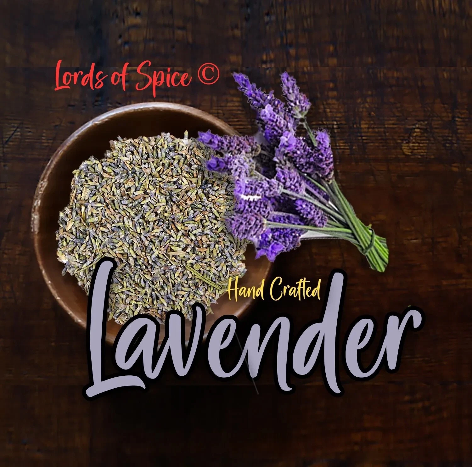Lavender Flower French Organic Buds Dried ~ Lavandula x Intermedia - Her... - $10.29