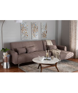 Linn Modern White Boucle Fabric 5-Piece Modular Sectional Sofa - $17,174.22 MXN
