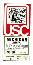 University of Southern California vs Michigan St 1978 Ticket Stub NCAA Football - £14.81 GBP