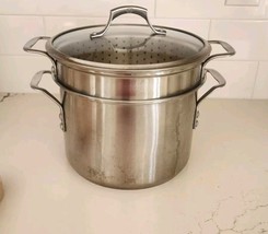 Calphalon Classic Stainless Steel 8 Qt Stockpot with Strainer &amp; Steamer Set - $55.00