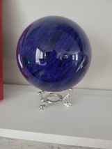   Blue smelting quartz sphere With Stand - £69.76 GBP