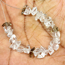 Crystal Quartz Irregular Smoky Quartz Beads Briolette Natural Loose Gemstone - £5.51 GBP