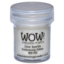WOW! Embossing Powder 15ml-Clear Sparkle - £12.00 GBP