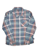 Patagonia Heywood Plaid Flannel Shirt Womens 8 Button Up Organic Cotton - £25.06 GBP