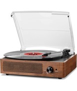 Record Players Vintage Turntable For Vinyl Records With Speakers Belt-Dr... - $41.94