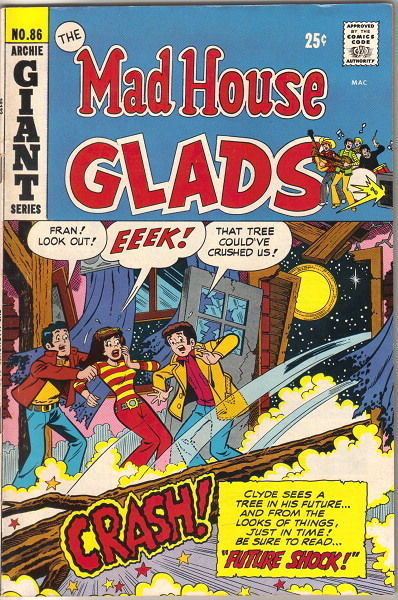 Mad House Glads Comic Book #86, Archie 1972 VERY FINE- - £7.78 GBP