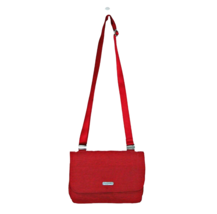 Baggallini Red Nylon Crossbody Bag Purse RFID Organizer Pocket Adjustabl... - $24.05