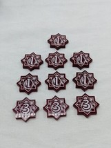 Warhammer Disk Wars Summer 2014 Promo Acrylic Tokens - £16.80 GBP