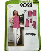 Simplicity 9028 Sewing Pattern Pullover Dress Tunic Pants Small 10-12 - €4,94 EUR