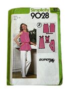 Simplicity 9028 Sewing Pattern Pullover Dress Tunic Pants Small 10-12 - €4,95 EUR