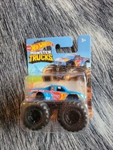Hot Wheels Monster Truck Race Ace 68 Blue 4x4 HW Tampos Mattel 2022 1/64 - £4.34 GBP