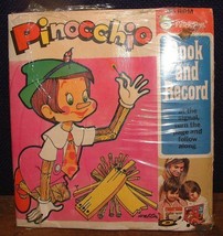 Vintage 1946 Peter Pan Book And Record PINOCCHIO Sealed - $12.86