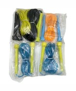 Kids Double Dutch Jump Ropes 2 Pack Long Partner &amp; 3 Regular Personal So... - $640.87 MXN