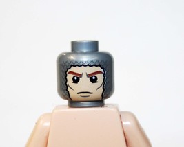 Minifigure Head Chain Mail Soldier Head Diy Custome - $4.62