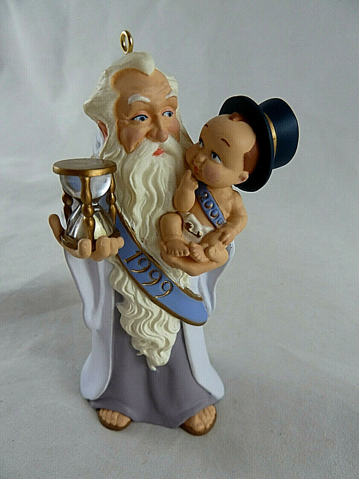 Hallmark Ornament Welcome to 2000 Baby New Year Father Time Y2K 1999 Chr... - $5.93