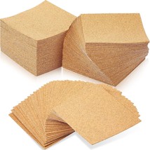 120 Pieces Self Adhesive Cork Sheets 4 X 4 Inches Cork Board Tiles Cork ... - £22.37 GBP